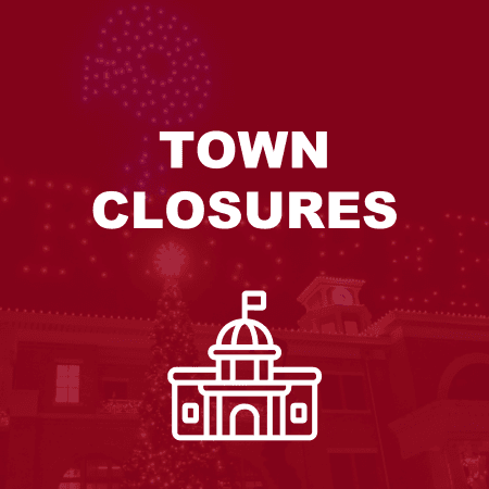 Holiday Town Closures