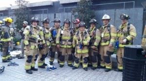 Firefighters in uniform