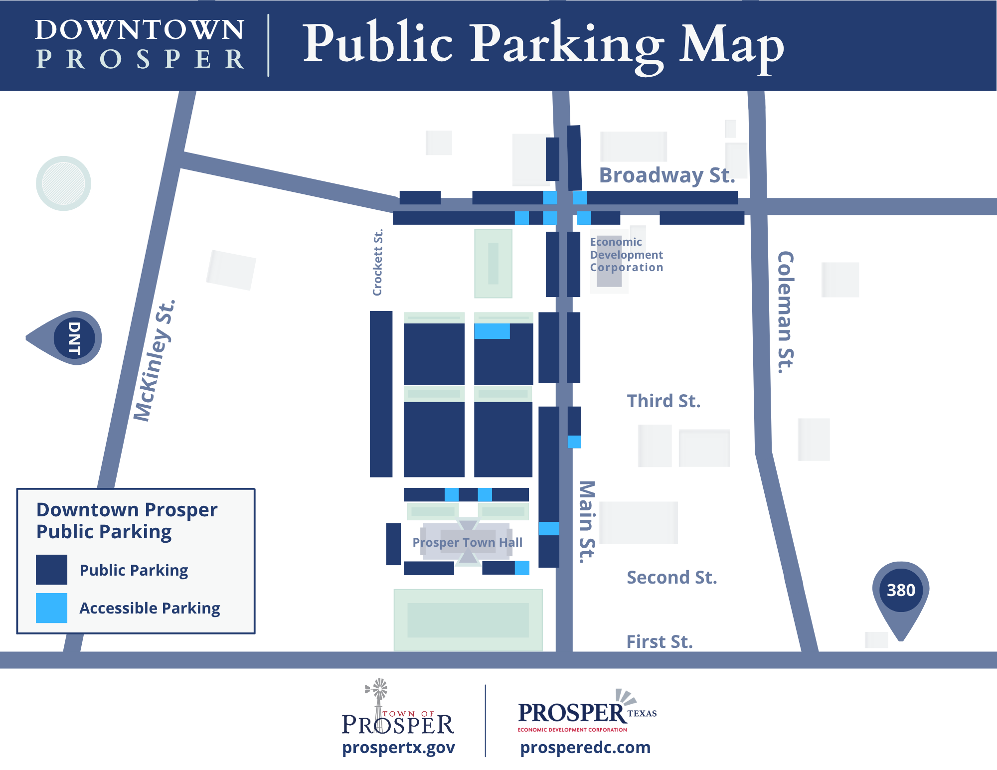 Downtown Prosper Parking